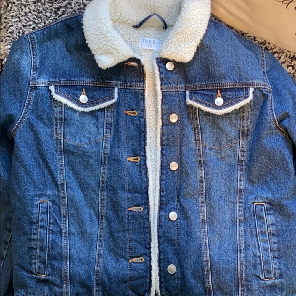 Sherpa denim jacket